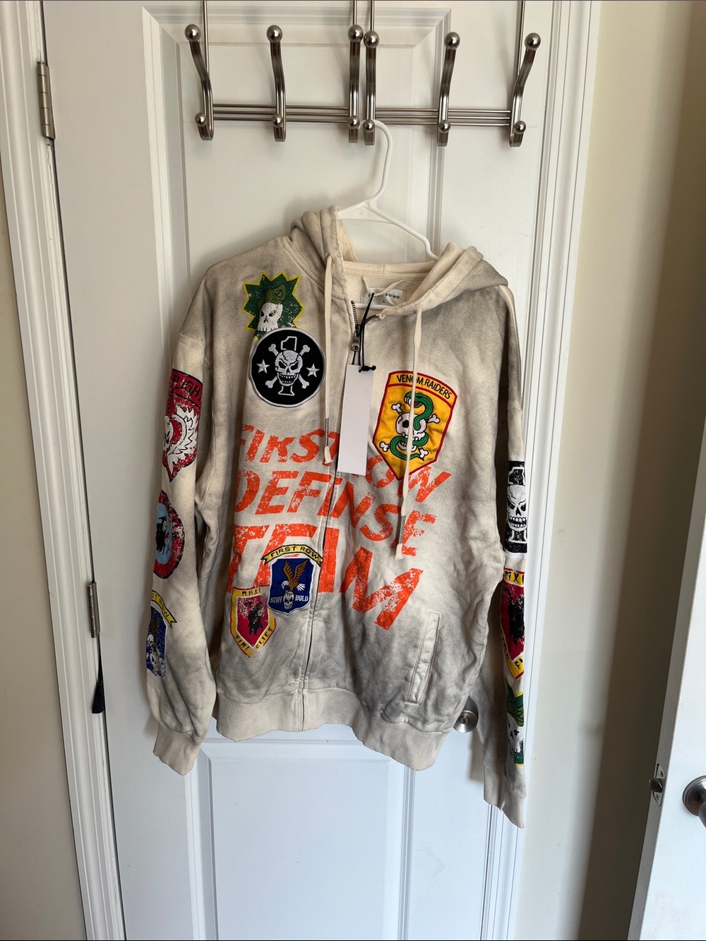 First Row Full Zip Hoodie NWT!